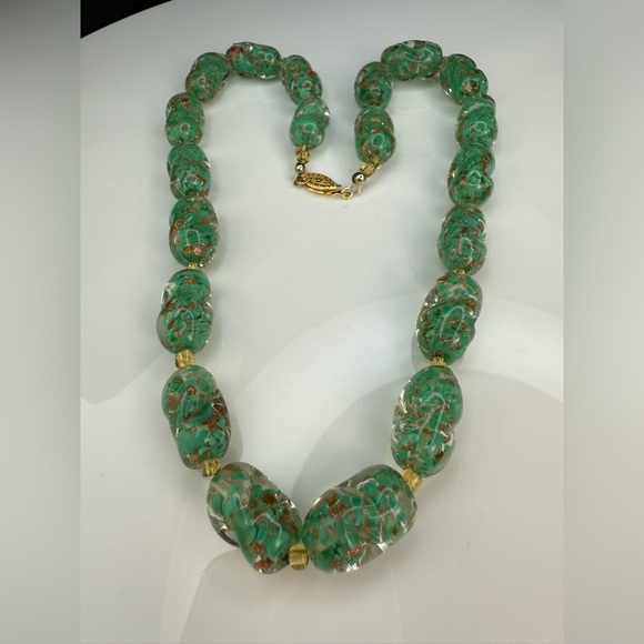 Venetian Rare Glass Necklace - Picture 5 of 5
